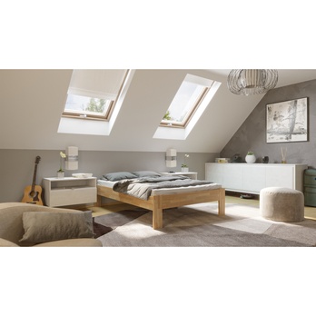 Posteľ ELODIE II buk olej prírodná, 140x200 cm 1