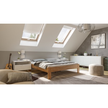 Posteľ ELODIE II dub olej svetlý orech, 180x200 cm 1