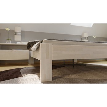 Posteľ ELODIE II buk olej biela, 160x200 cm 5