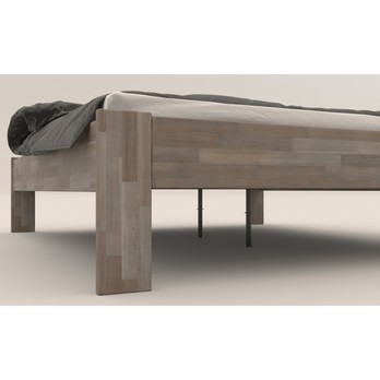 Posteľ ELODIE II buk olej sivá, 180x200 cm 3