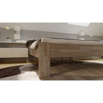 Posteľ ELODIE II buk olej sivá, 180x200 cm 5