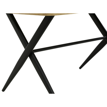 Jedálenský stôl ELORCA dub artisan/čierna 4