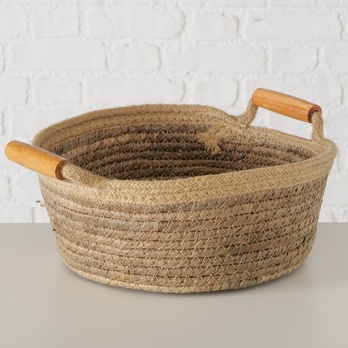 Úložný kôš ELOWEN 32x12 cm, banánový list 2