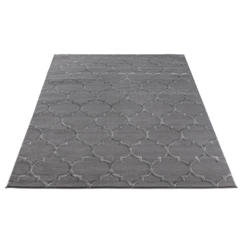 Koberec ELSHER GREY sivá, 80x150 cm 2