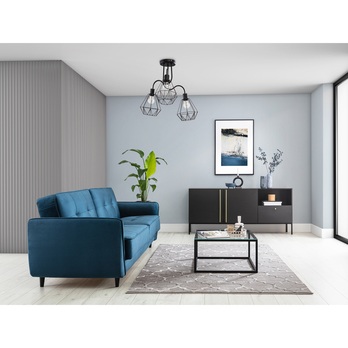 Koberec ELSHER GREY sivá, 80x150 cm 3
