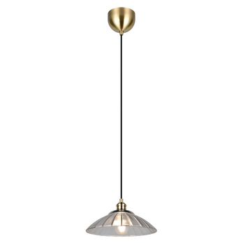 Závesné svietidlo ELUNA zlatá/priesvitná 1