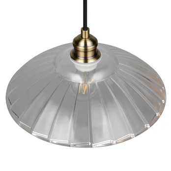 Závesné svietidlo ELUNA zlatá/priesvitná 4