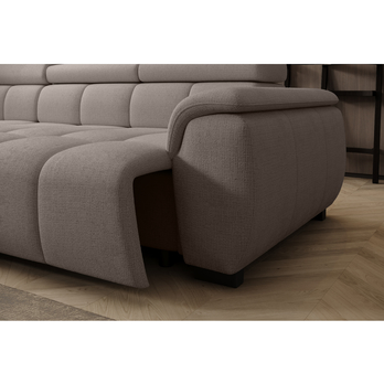 Sedacia súprava ELVAN L ľavá, sivohnedá 5