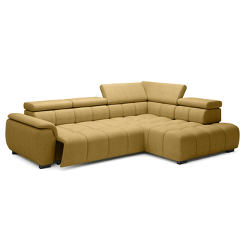 Sedacia súprava ELVAN L pravá, žltá 2