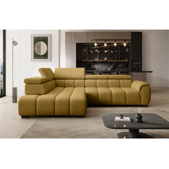 Sedacia súprava ELVAN L ľavá, žltá 1