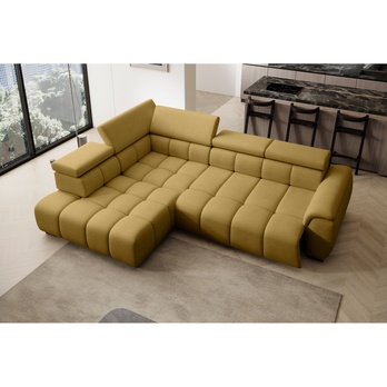 Sedacia súprava ELVAN L ľavá, žltá 4