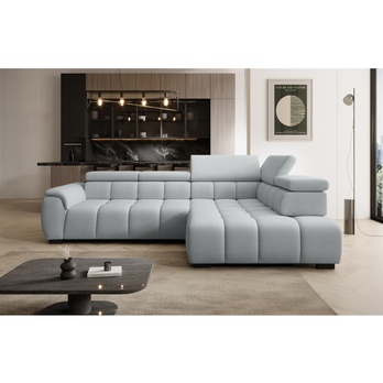 Sedacia súprava ELVAN L pravá, sivá 1