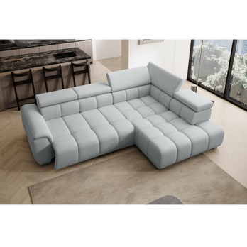 Sedacia súprava ELVAN L pravá, sivá 4