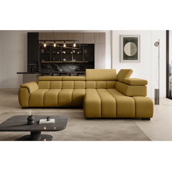 Sedacia súprava ELVAN L pravá, žltá 1