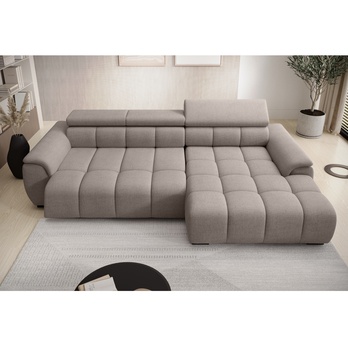 Sedacia súprava ELVAN S pravá, sivohnedá 4