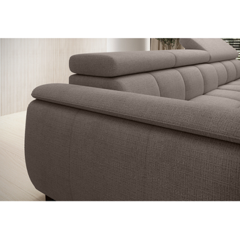 Sedacia súprava ELVAN S pravá, sivohnedá 5