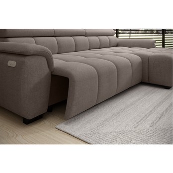 Sedacia súprava ELVAN S pravá, sivohnedá 6