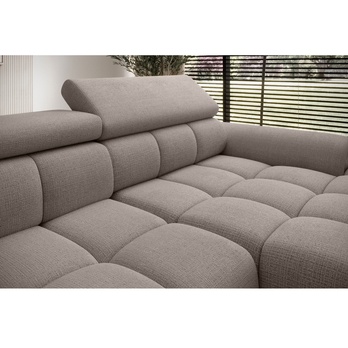 Sedacia súprava ELVAN S pravá, sivohnedá 7