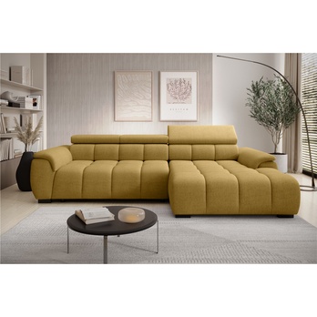 Sedacia súprava ELVAN S pravá, žltá 1