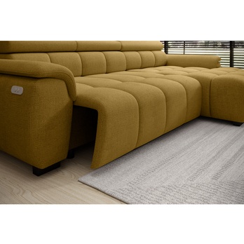 Sedacia súprava ELVAN S pravá, žltá 6