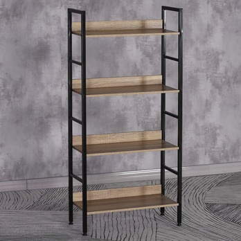 Regál ELVIN 2 dub/čierna 2