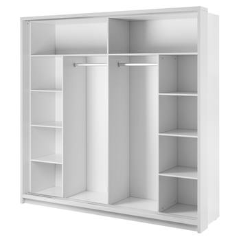 Šatníková skriňa ELVIRA biela 2