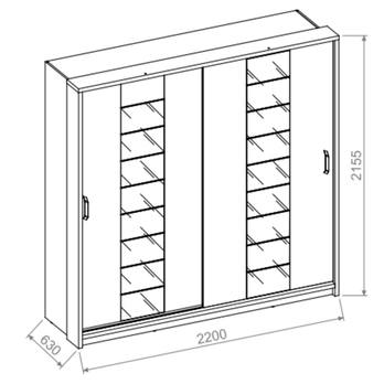 Šatníková skriňa ELVIRA biela 5
