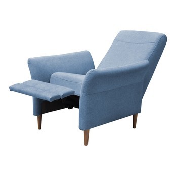 Relaxačné kreslo EMI MANUAL modrá 1