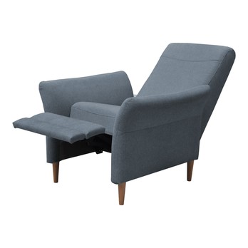 Relaxačné kreslo EMI MANUAL sivostrieborná 1