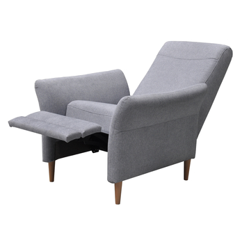 Relaxačné kreslo EMI sivomodrá 1