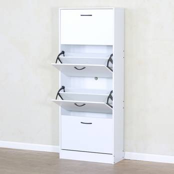 Skrinka na topánky EMIKO 4 biela 1