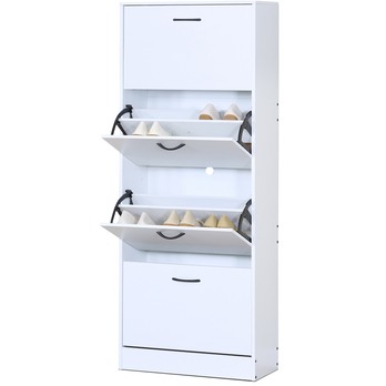 Skrinka na topánky EMIKO 4 biela 2