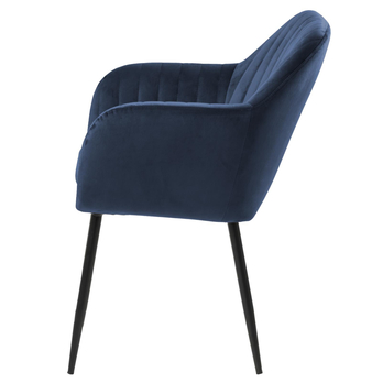 Jedálenská stolička EMILIA tmavomodrá 3