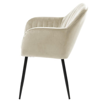 Jedálenská stolička EMILIA piesková 3