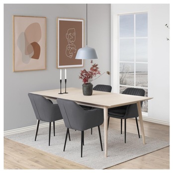 Jedálenská stolička EMILIA tmavosivá 1