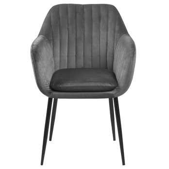 Jedálenská stolička EMILIA tmavosivá 2