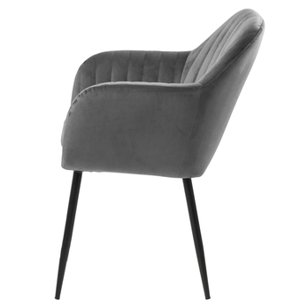 Jedálenská stolička EMILIA tmavosivá 3