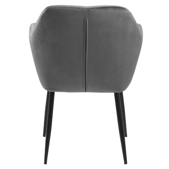 Jedálenská stolička EMILIA tmavosivá 4