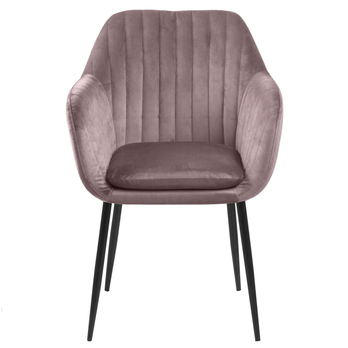 Jedálenská stolička EMILIA ružová 2