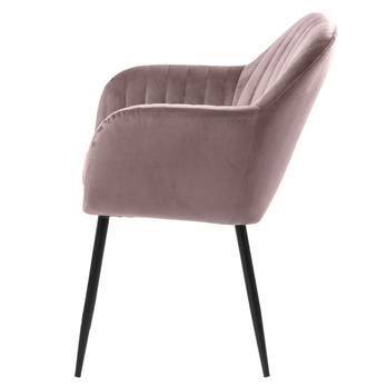 Jedálenská stolička EMILIA ružová 3