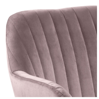 Jedálenská stolička EMILIA ružová 6