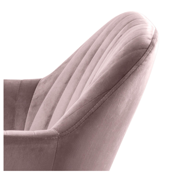 Jedálenská stolička EMILIA ružová 8