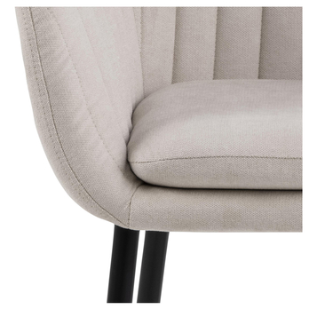 Jedálenská stolička EMILIA krémová 7