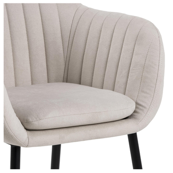 Jedálenská stolička EMILIA krémová 8