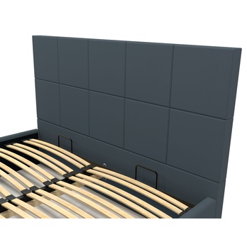 Posteľ s roštom EMMI 1 tmavosivá, 180x200 cm 3