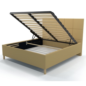 Posteľ s roštom EMMI 1 medová, 160x200 cm 2