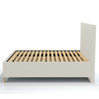 Posteľ s roštom EMMI 2 svetlosivá, 160x200 cm 3