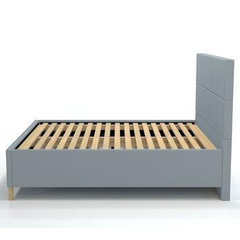 Posteľ s roštom EMMI 2 sivomodrá, 160x200 cm 3