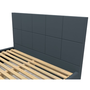 Posteľ s roštom EMMI 2 tmavosivá, 140x200 cm 4