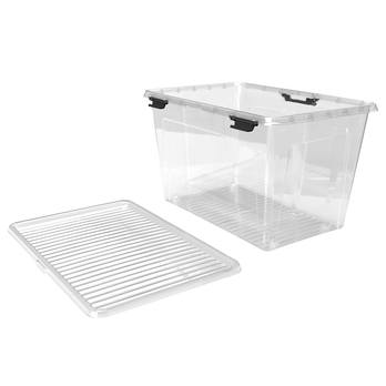 Úložný box EMORY transparentný, objem 52 l 2